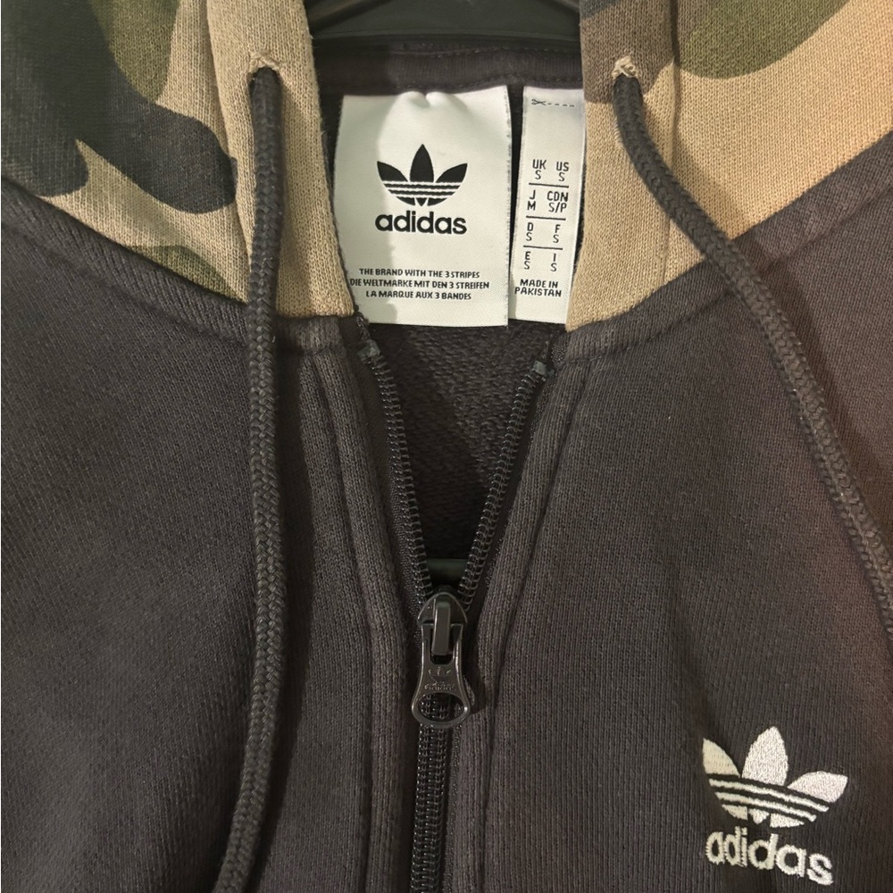 Adidas Men's Camouflage Hoodie Jacket - Picture 2 of 3